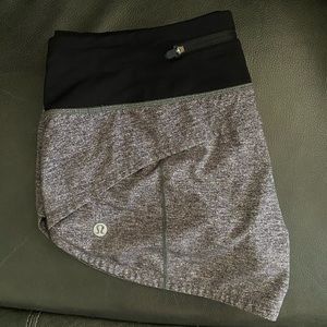 Grey Lululemon shorts